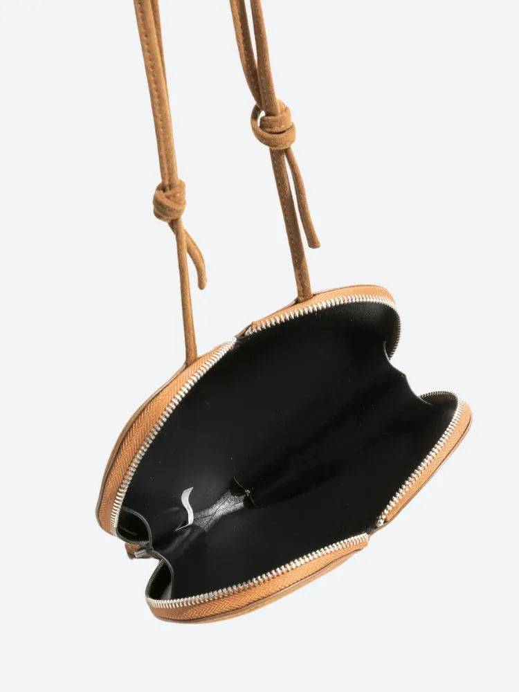 Y2K Heart Suede Shoulder Bag