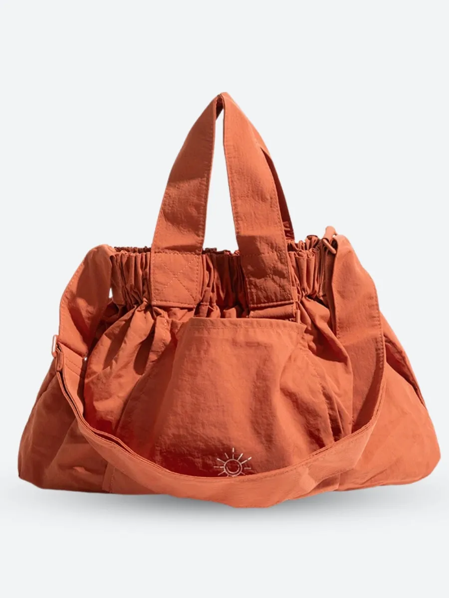 Y2K Large Ruched Shoulder Bag