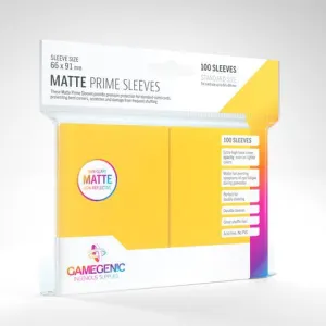 Yellow 100ct Matte Prime Sleeves GG Standard Size