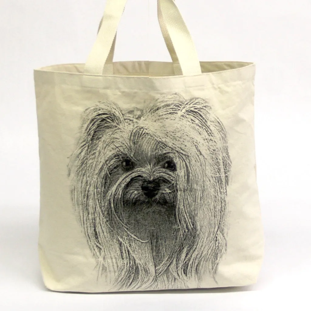 Yorkie Tote Bag Large