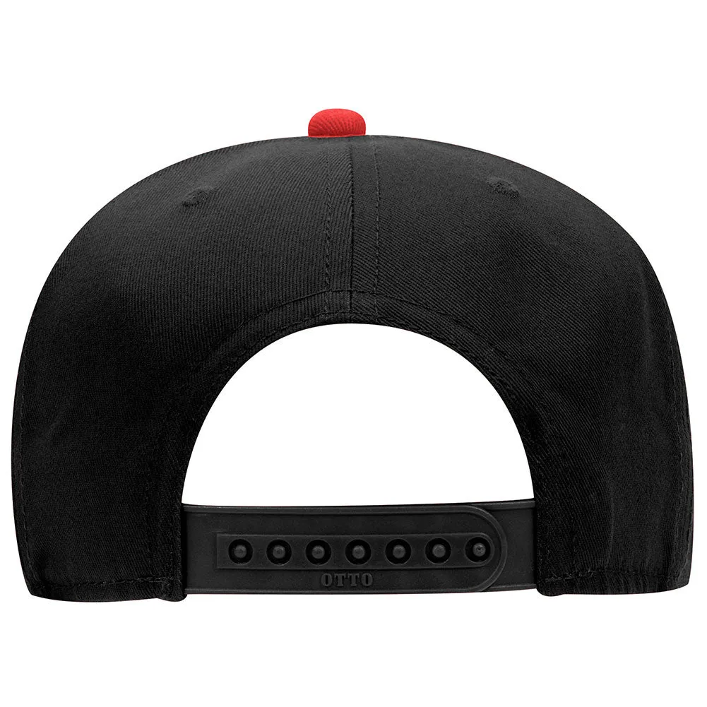 Youth Kid's Panda Leatherette 6 Panel Mid Profile Snapback Hat for Boys and Girls
